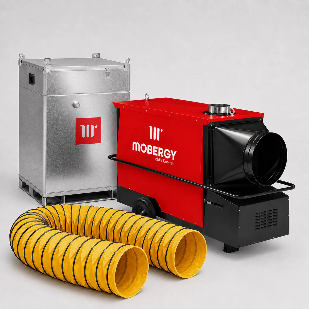 Ölheizgerät 120 kW — Mietgerät von Mobergy